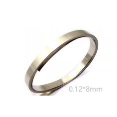 Fita de n&iacute;quel pura 99,96% 0,12 mm x 8 mm x 5 m
