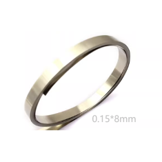 Fita de n&iacute;quel puro 99,96% 0,15 mm &times; 8 mm &times; 5 m