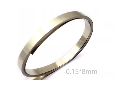 Fita de n&iacute;quel puro 99,96% 0,15 mm &times; 8 mm &times; 5 m - Imagem 1