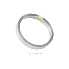 Tira de n&iacute;quel puro 99,96% 0,1 mm x 8 mm x 10 m