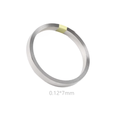 Tira de n&iacute;quel puro 99,96% 0,12 mm x 7 mm x 10 m