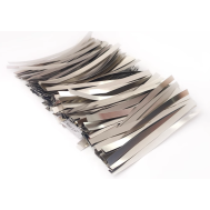 Folha de N&iacute;quel Puro 0,15 x 5 x 100 mm, 100 unidades