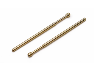 100 unidades PA100-D Sonda de teste met&aacute;lica banhada a ouro, pino 1,36 mm - Imagem 1