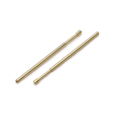 100 unidades PA100-G Sonda de teste banhada a ouro, pino 1,36 mm