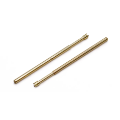 Sonda met&aacute;lica banhada a ouro modelo PA100-Q1, pino 1,36 mm, 100 unidades
