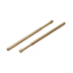 100 pe&ccedil;as PA100-Q2 ponteira de teste met&aacute;lica banhada a ouro, pino 1,36 mm - Thumb - 1