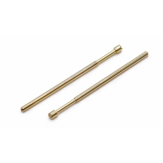 100 unidades PA100-H3 pontas met&aacute;licas banhadas a ouro pino 1,36 mm