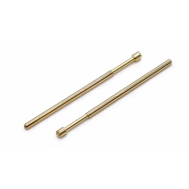 100 unidades PA100-H3 pontas met&aacute;licas banhadas a ouro pino 1,36 mm