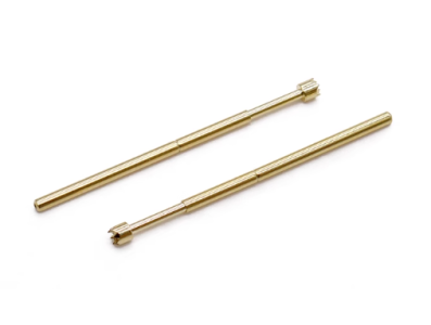 100 unidades PA100-H4, sonda de teste met&aacute;lica banhada a ouro, pino 1,36 mm - Imagem 1