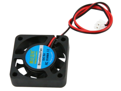 Ventoinha 5V 4010 40x40x10 mm com LED azul - Imagem 1