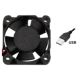Ventoinha de resfriamento 3010 DC5V hidr&aacute;ulica com alimenta&ccedil;&atilde;o USB - Thumb - 1