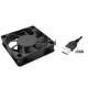 Ventoinha 4010 DC 5V com rolamento duplo e USB - Thumb - 1
