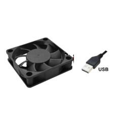Ventoinha 4010 DC 5V com rolamento duplo e USB