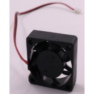 Ventoinha DC 12V 4015 com &oacute;leo, conector XH2.54-2P e cabo 30 cm