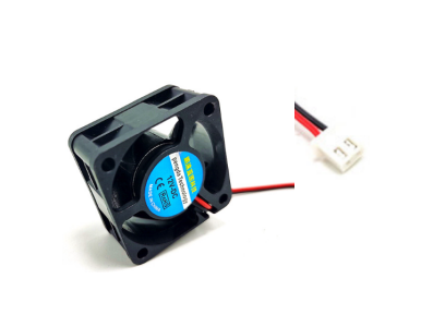Ventoinha de resfriamento DC 12V 4020 com &oacute;leo e cabo 30 cm (conector XH2.54 2 pinos) - Imagem 1
