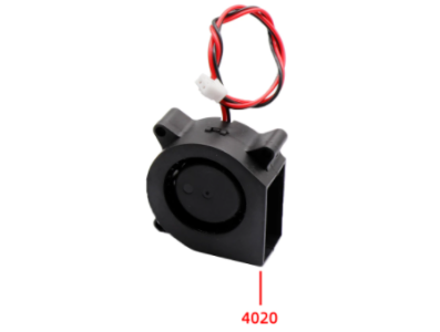 Ventoinha centr&iacute;fuga hidr&aacute;ulica DC 5V 4020 com conector XH2.54-2P e cabo 30 cm - Imagem 1