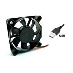 Ventilador de refrigera&ccedil;&atilde;o 5010 DC 5V com lubrifica&ccedil;&atilde;o a &oacute;leo e conex&atilde;o USB