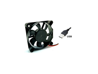 Ventilador de refrigera&ccedil;&atilde;o 5010 DC 5V com lubrifica&ccedil;&atilde;o a &oacute;leo e conex&atilde;o USB - Imagem 1
