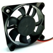 Ventilador DC 12V 5010 com rolamento duplo e cabo 12 cm (conector XH2.54-2P)