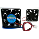 Ventoinha de refrigera&ccedil;&atilde;o DC 5V 0,22A modelo 6015 com lubrifica&ccedil;&atilde;o a &oacute;leo, conector XH2.54-2P e cabo 30 cm - Thumb - 1