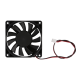 Ventoinha 7010 12V DC rolamento de esferas duplo cabo XH2.54-2P 25 cm - Thumb - 1