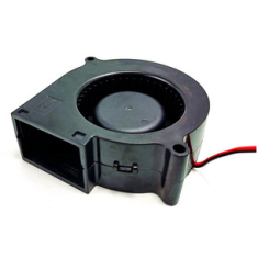 Ventilador centr&iacute;fugo 7530 12 V DC 0,27 A, lubrifica&ccedil;&atilde;o por &oacute;leo, conector XH2.54-2P, cabo 30 cm