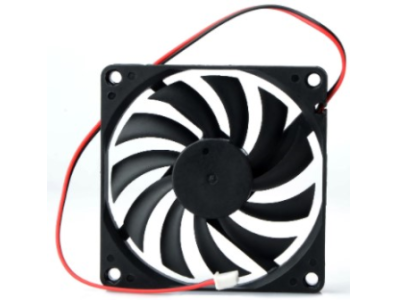 Ventoinha de refrigera&ccedil;&atilde;o DC 5V 8010 contendo &oacute;leo, conector XH2.54-2P e cabo 30 cm - Imagem 1
