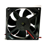 Ventoinha de refrigera&ccedil;&atilde;o DC 12V 0,25A 8025 contendo &oacute;leo com conector XH2.54-2P e cabo 30 cm