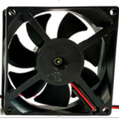 Ventoinha 8025 12V DC 0,25 A rolamento duplo conector XH2.54-2P cabo 30 cm