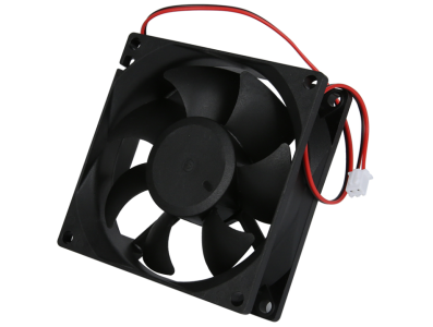 Ventoinha de refrigera&ccedil;&atilde;o DC24V 8025 com lubrifica&ccedil;&atilde;o por &oacute;leo, conector XH2.54-2P e cabo 30 cm - Imagem 1