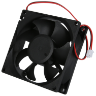 Ventoinha de refrigera&ccedil;&atilde;o DC24V 8025 com lubrifica&ccedil;&atilde;o por &oacute;leo, conector XH2.54-2P e cabo 30 cm