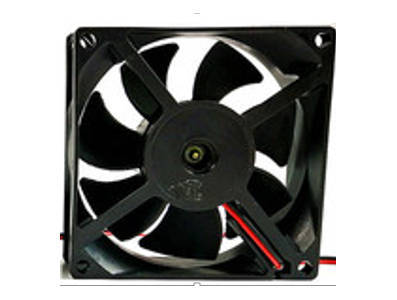 Ventoinha 24 V DC 8025 com rolamento duplo, conector XH2.54-2P e cabo 30 cm - Imagem 1