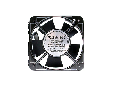Ventoinha de refrigera&ccedil;&atilde;o 120&times;120&times;25 mm 220 V 16 W com &oacute;leo - Imagem 1