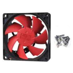 Ventoinha 3F-85 8 cm overclocking com l&acirc;minas curvas, baixo ru&iacute;do e bom volume de ar