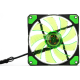 Ventoinha de exaust&atilde;o 12025 DC12V verde silenciosa dupla abertura com 33 LEDs - Thumb - 1