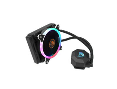 Ventoinha DC12V com controle de temperatura e PWM 5 cores para radiador water cooled (CPU) &mdash; 1 unidade - Imagem 1