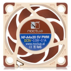 NOCTUA NF-A4x20 5V PWM ventoinha com controle inteligente de temperatura
