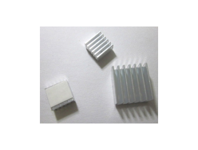 Kit 3 em 1 de dissipadores de alum&iacute;nio para Raspberry Pi 3/4 - Imagem 1