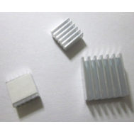 Kit 3 em 1 de dissipadores de alum&iacute;nio para Raspberry Pi 3/4