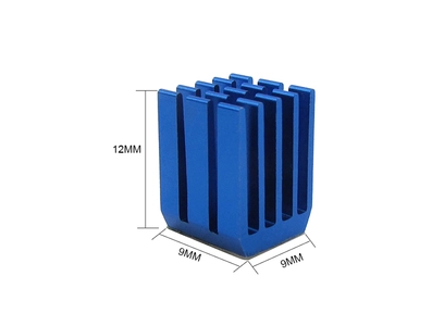 Dissipador de MOSFET em liga de alum&iacute;nio azul para Raspberry Pi 3 - Imagem 7