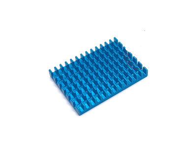 Dissipador ultrafino azul para Raspberry Pi (chip de roteamento) com adesivo 3M, 30&times;40&times;5 mm - Imagem 1