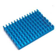 Dissipador ultrafino azul para Raspberry Pi (chip de roteamento) com adesivo 3M, 30&times;40&times;5 mm