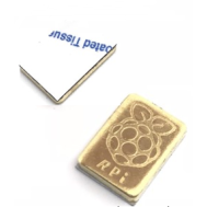 Placa de cobre para resfriamento Raspberry Pi 4B com adesivo 3M