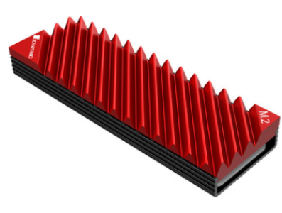 Radiador Solid State Jonsbo M.2-3 Vermelho - Imagem 1