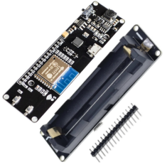 WEMOS D1 Mini ESP8266 (ESP-WROOM-02), placa WiFi com capa para bateria 18650