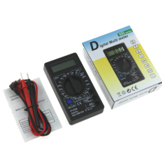 Mult&iacute;metro digital DT830B preto (instrumento de medi&ccedil;&atilde;o)