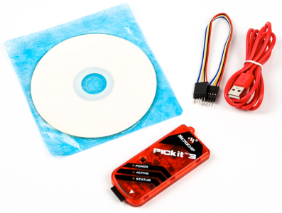 Programador e simulador PICKIT3 com logo da Microchip - Imagem 7