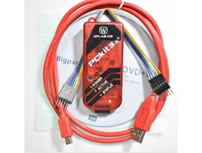 Programador e Simulador PICKIT3.5 / PICKIT3.5+ sem logotipo Microchip - Imagem 1