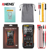 Mult&iacute;metro Digital ANENG Q1 9999 True RMS Profissional Testador Anal&oacute;gico LCR NCV Transistor Capacitor