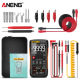 Mult&iacute;metro digital ANENG Q1 Pro 9999 True RMS profissional, testador anal&oacute;gico e NCV para transistor e capacitor (DIY) - Thumb - 1